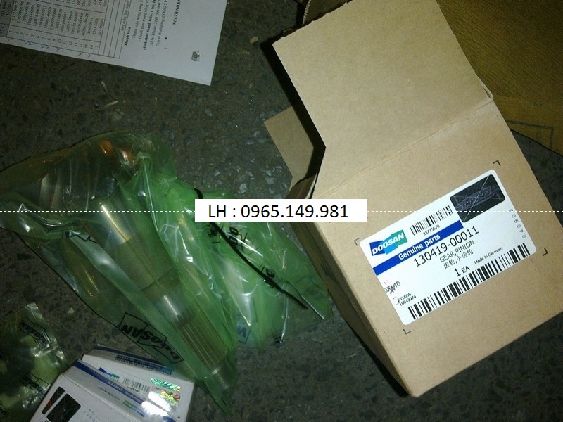 130419-00011 Doosan Parts GearPinion 1